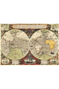 Puzzle Clementoni Clementoni- old map, 36526, multicolore