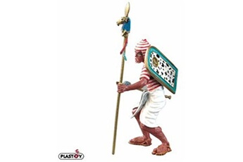 Figurine de collection GENERIQUE Plastoy - egypte - guerrier porte enseigne