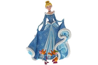Figurine de collection Disney Disney haute couture cendrillon de noël avec jaq et gus figurine