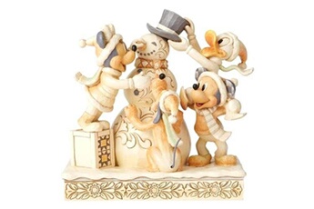 Figurine de collection Disney Disney traditions mickey et blanc woodland frosty amitié 'amis figurine