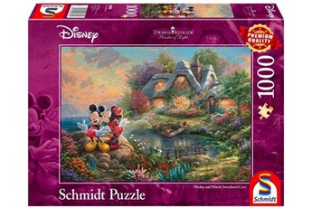 Puzzle Schmidt Schmidt kinkade: disney mickey mouse puzzle (1000 pièces)