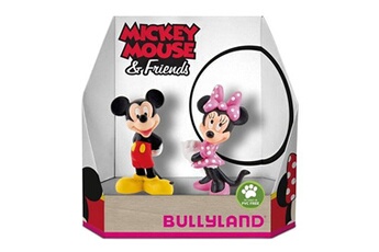 Figurine de collection Bullyland Bully land 15083 - disney mickey et minnie classic dans boîte cadeau jeu figurine lot de 2 pièces