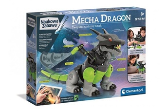 Autre jeux éducatifs et électroniques Clementoni Clementoni 50682 laboratoire robot mécanique dragon jouet éducatif pour les enfants à partir de 8 ans version pologne multicolore