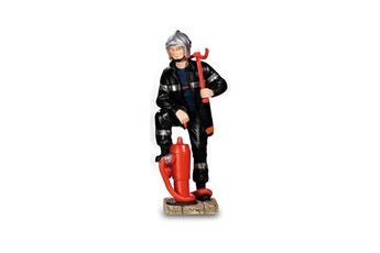 Figurine de collection Impexit Impexit - figurine résine pompier bouche d'incendie 19/6/6 cm