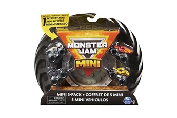 Voiture Monster Jam Coffret 5 véhicules mini monster jam