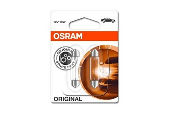 Voiture GENERIQUE Osram original 12v c10w lampes halogènes auxiliaires 6411-02b en double blister