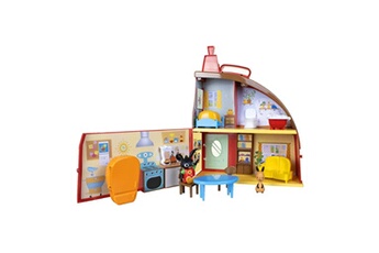 Peluche GENERIQUE Bing ensemble de maison jouet avec figurines jouet multicolore