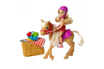 Poupée Mattel Barbie sweet orchard farm - poupée chelsea et son poney