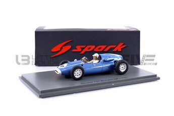 Voiture Spark Voiture miniature de collection spark 1-43 - cooper t51 - gp monaco 1960 - blue - s8048