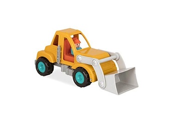 Voiture Battat Camion chargeur frontal battat avec pièces mobiles fonctionnelles et 1 conducteur - camions jouets pour tout-petits 18m +
