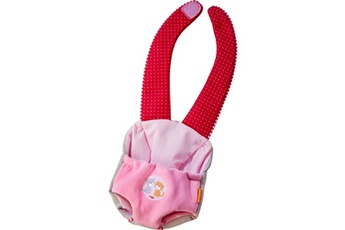 Accessoire poupée Haba Haba porte-bébé jule rose/rouge