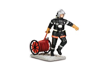 Figurine de collection Impexit Impexit - figurine résine pompier avec dévidoir 19/8/13 cm