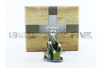 Voiture GENERIQUE Voiture miniature de collection promocar 1-43 - figurine 1 soldat medecin - green / white / red - fs1517l13g03