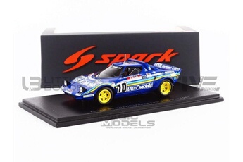 Voiture Spark Voiture miniature de collection spark 1-43 - lancia stratos hf - winner tour de corse 1981 - blue - s9099