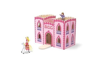Accessoire poupée MELISSA & DOUG Melissa & doug fold & go princesses château rose