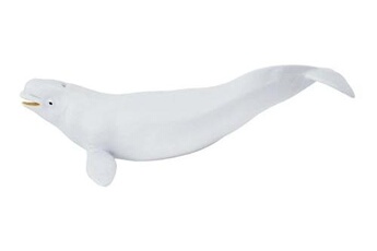 Figurine de collection GENERIQUE Safari animaux marins dauphin béluga junior 21 cm blanc