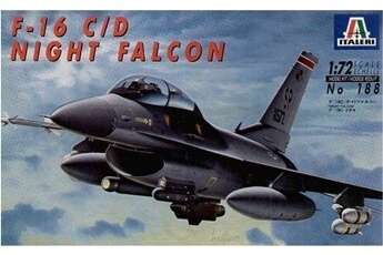 Maquette ITALERI Italeri - i188 - maquette - aviation - f-16 c/d night falcon - echelle 1:72