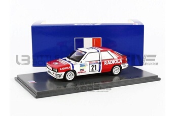 Voiture Spark Voiture miniature de collection spark 1-43 - renault 11 turbo tour de corse - rallye de france 1987 - red / white - sf146