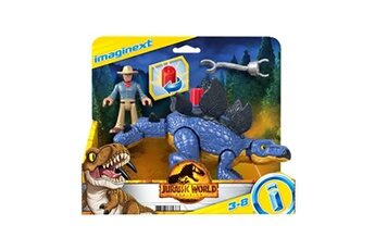 Figurine de collection Jurassic World Figurines jurassic world stegosaurus et personnage