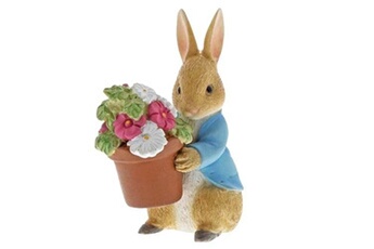Figurine de collection Beatrix Potter Beatrix potter pierre lapin fleurs apporte miniature figurine