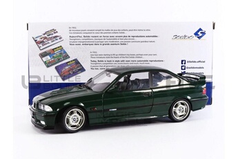 Voiture Solido Voiture miniature de collection solido 1-18 - bmw m3 gt e36 coupe - 1995 - british racing green - 1803907