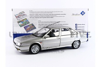 Voiture Solido Voiture miniature de collection solido 1-18 - renault 21 phase 2 turbo - 1989 - silver - 1807702