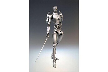 Figurine de collection Medicos Entertainment Jojo's bizarre adventure - figurine super action chozokado (silver chariot) 16 cm