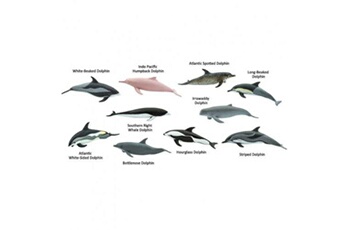 Peluche GENERIQUE Safari jeu toob dolphins junior grey 10-pièces