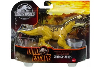 Figurine de collection Mattel Jurassic world camp cretacé dino escape wild pack - figurine articulée 13 cm - dinosaure shringasaurus