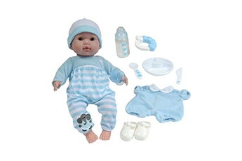 Poupée Jc Toys Jc toys berenguer shop 15 baby doll soft body - blue 10 piece gift set with openclose eyes- perfect for children 2+