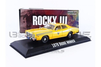 Voiture Greenlight Collectibles Voiture miniature de collection greenlight collectibles 1-43 - dodge monaco city cab - 1978 - yellow - 86612