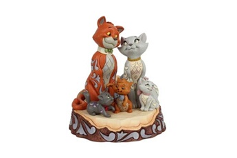 Figurine de collection Disney Disney thomas et marie sculptée par coeur aristochats figurine
