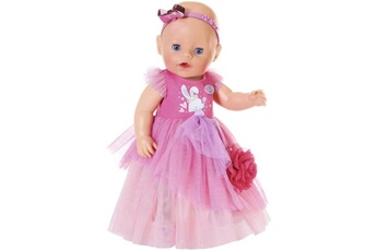 Accessoire poupée Baby Born Baby born 827178 boutique deluxe robe de bal multicolore 43 cm