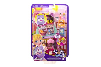 Figurine de collection Polly Pocket Coffret chat restaurant polly pocket
