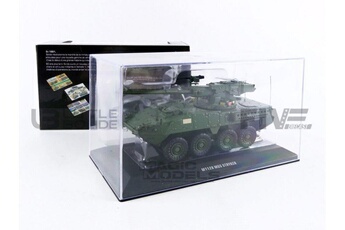 Voiture Solido Voiture miniature de collection solido 1-48 - general dynamics lan systems m1128 mgs stryker - 2002 - green camo - 4800203