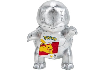 Peluche Wicked Cool Toys Pokémon 25 ème anniversaire - pkw0236 - peluche 20cm - carapuce - édition limitée