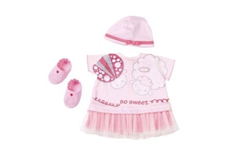 Accessoire poupée Baby Annabell Baby annabell ensemble de vêtements rose d'été 4 pièces