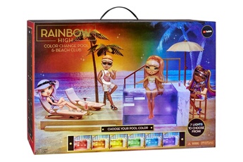 Poupée Rainbow High Poupée rainbow high color change piscine et club de plage