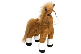 Peluche Wild Republic Wild republic cheval en peluche junior 30 cm en peluche marron/blanc