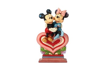 Figurine de collection Disney Disney traditions mickey et 'cour à cour' minnie figurine