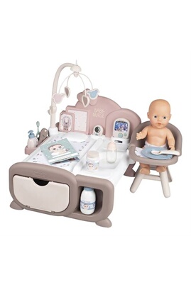 Accessoire poupée Smoby Set de nurserie Cocoon Baby Nurse avec Accessoires