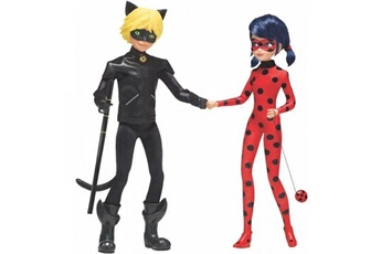Poupée Bandai Miraculous ladybug - pack de 2 poupées mannequin 26 cm