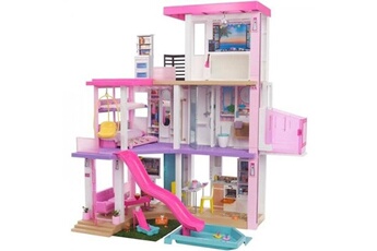 Poupée Barbie Barbie - coffret maison de reve barbie, 3 niveaux, lumieres et sons et + de 75 accessoires - accessoire poupée mannequin - des