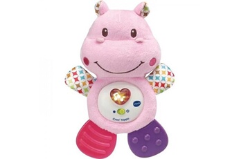Autres jeux créatifs Vtech Baby Vtech baby - hochet croc'hippo - peluche texturée rose