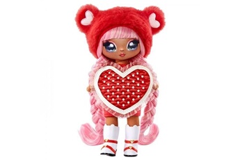 Poupée Na ! Na ! Na ! Na! Na! Na! Surprise - sweetest hearts valentina moore - poupée en tissu rouge