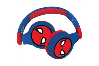 Autre jeux éducatifs et électroniques Lexibook Spider-man - casque 2 en 1 bluetooth - filaire confortable et pliable pour enfants avec limitation de son - lexibook
