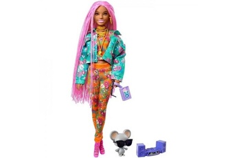 Poupée Barbie Barbie - barbie extra souris dj - poupée - 3 ans et +