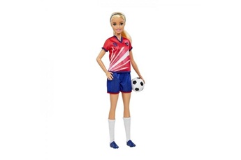 Poupée Barbie Barbie - barbie footballeuse - poupée mannequin - des 3 ans