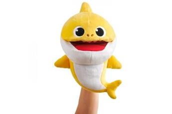 Peluche Splash Toys Baby shark - marionnette musicale jaune - 30 cm