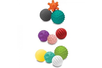 Autres jeux créatifs Infantino Infantino set de 10 balles sensorielles multicolores
